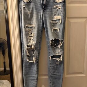 AEO distressed jeans